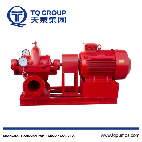 750 Gpm Horizontal Double Suction Fire Pump Fire Fighting Equipment